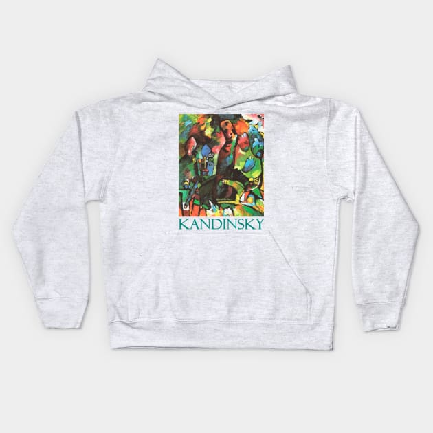 Picture with Archer by Wassily Kandinsky Kids Hoodie by Naves